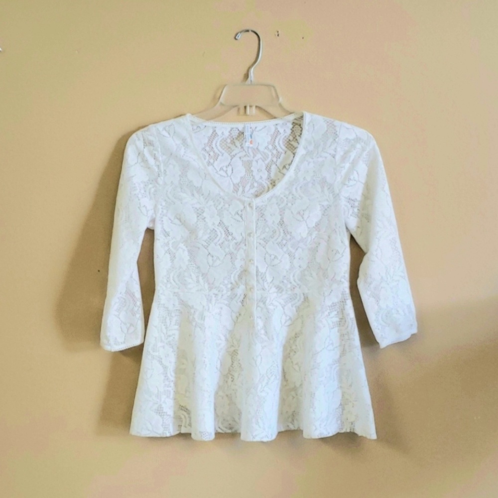 Free People Lace top
